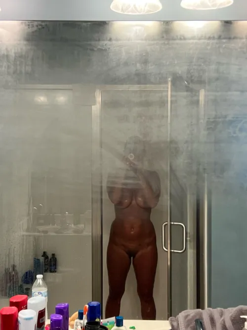 Thumbnail GirlsShowering: This Shower Built for Two - intrigued_wife