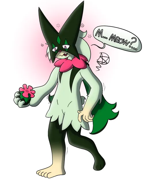 Thumbnail VeemoDraw's Meowscarada Transformation: Mind Change OC
