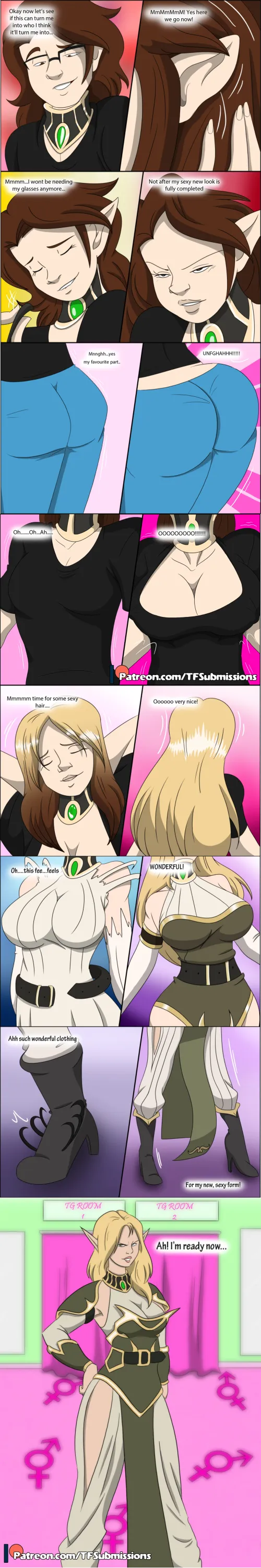 Thumbnail Sexy Ranger Girl Transformation by TFSubmissions | gendertransformation