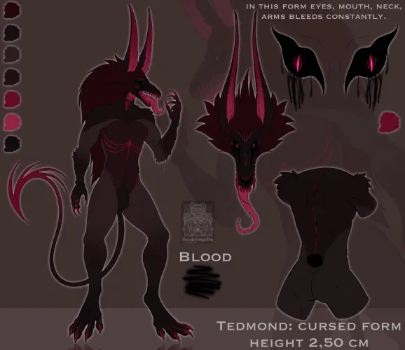 Thumbnail Experience 'Tedmond Monster Form Art' by Herobrinegirlita in Furry