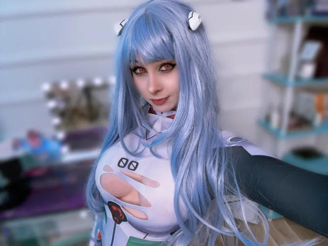 Thumbnail Rei Ayanami by Cami chan: A NSFWCostumes Rendition by Lucinamizu