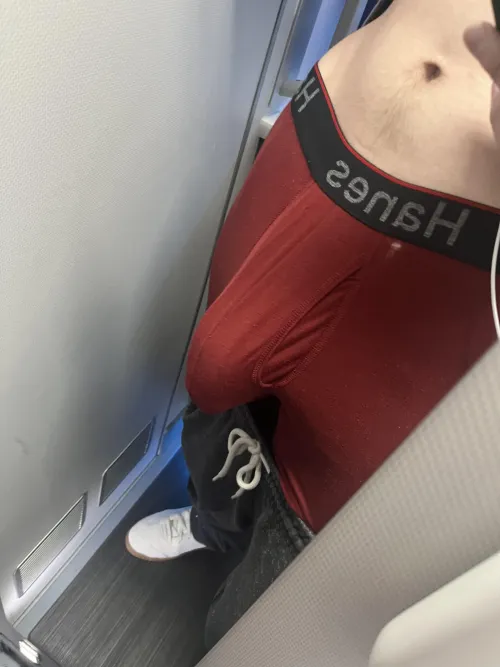 Thumbnail Airplane Bathroom Encounter: indigo_papaya's 24Straight Tale in Bulges