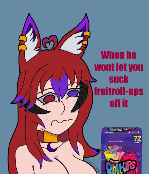 Thumbnail Uncover FenrirDireWolf's Heart Broken Crimson in MonsterGirl