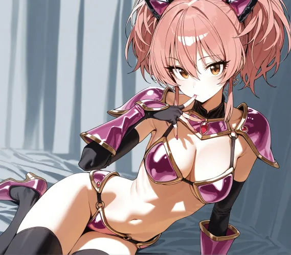 Thumbnail Discover the Stunning Armored Mika Jougasaki Idolmaster by CheetahSperm18