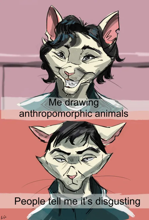 Thumbnail wingedWolf333333333's artistic journey and funny comments