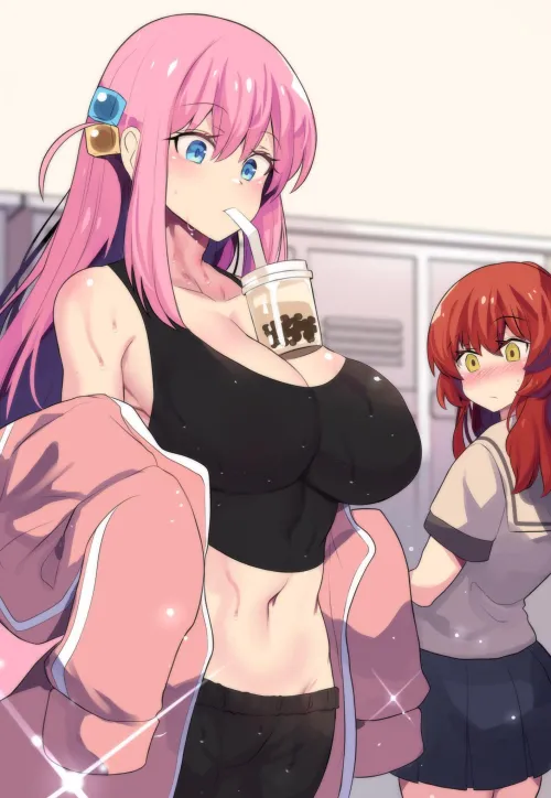 Thumbnail Bocchi the Rock: Enjoying Bubble Tea with Silent_Steak_9540's Aesthetic