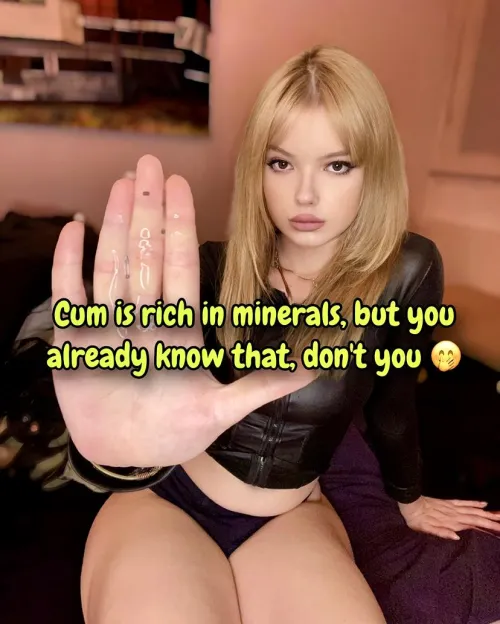 Thumbnail Rich in Minerals - Agree with Cum? by Missmaudedoll | CEIcaptions