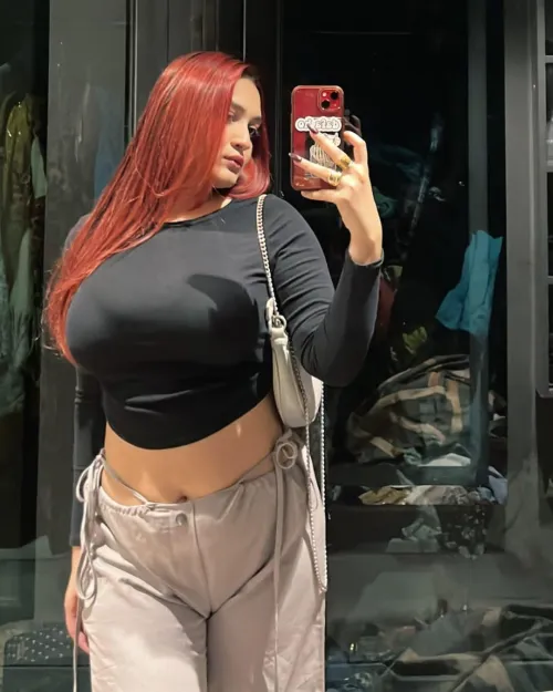 Thumbnail Does Red Hair Suit Her? by kingofthehills333 | Exploring 2busty2hide Beauty