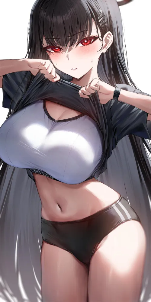 Thumbnail CheetahSperm18's Blue Archive Bonanza: Rio Tsukatsuki's AnimeMidriff Style