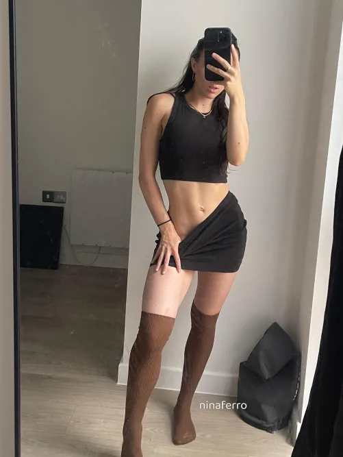 Thumbnail Lil Black Outfit Style Statement by Ninaferro in croptopgirls