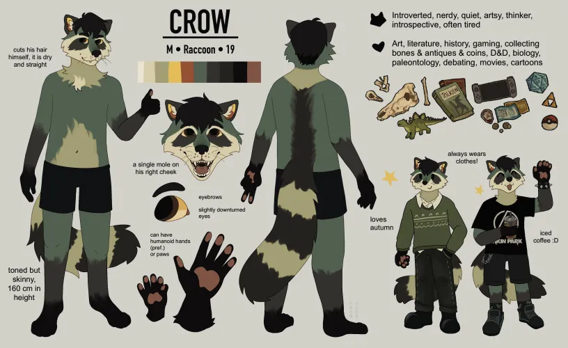 Thumbnail Furry Friends Concept: OC Art Reveal by introspectivecrow