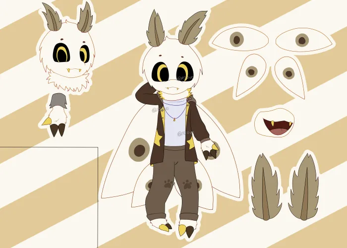 Thumbnail Moth Illustration: Engineering Top's Furry Art Journey