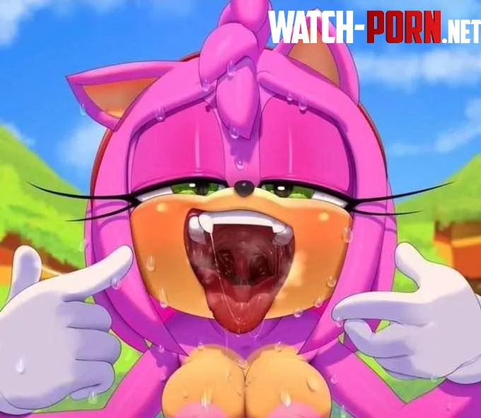 Amy needs a snack TheBoogie by sonic_boom_1357