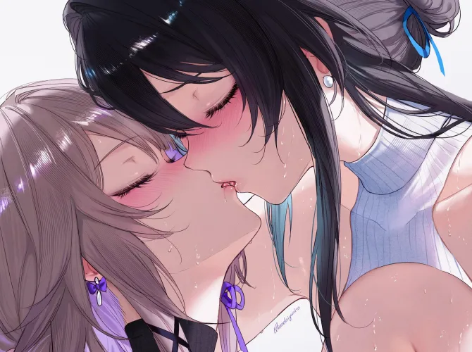 Thumbnail Delve into Sensuality: Tongue-Kissing Honkai Star Rail | Silent_Steak_9540