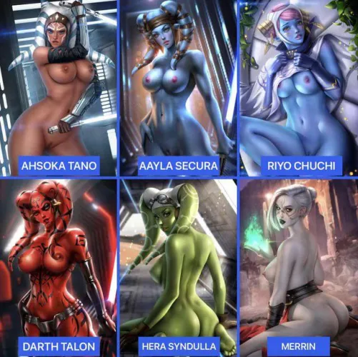 Thumbnail Alien Seduction: Colorful_Fantasies' Star Wars Exploration