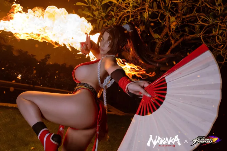 Thumbnail Mai Shiranui from Naraka Bladepoint x The King of Fighters by OICHI_12 | Cosplaygirls Category