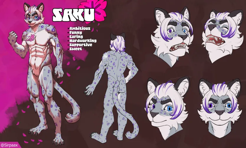 Thumbnail Artistic Designing Journey: Saku & More by Sirpaax in the Furry Category