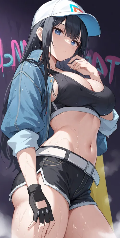 Thumbnail CheetahSperm18's Sultry Scene: Completely Soaked in AnimeMidriff Fashion