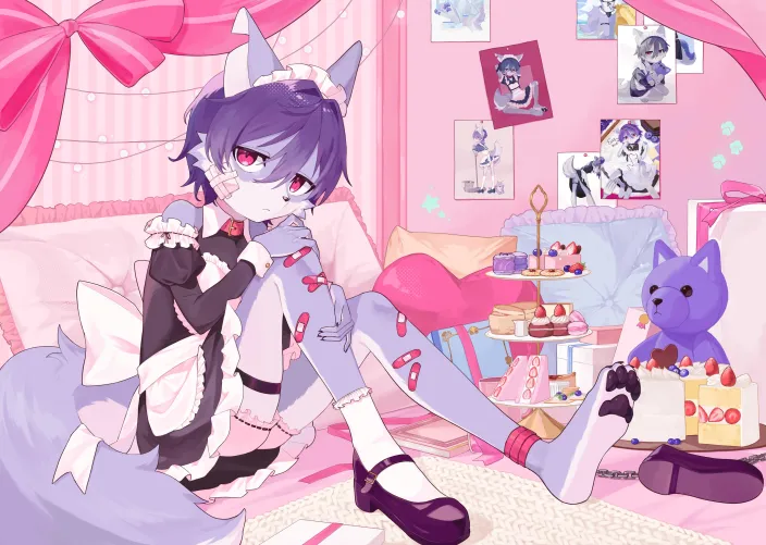 Thumbnail Maid Boy Musings: Exploring Artistic Expressions on Pixiv by Maxwellxoxo_