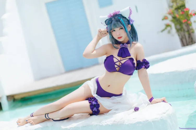 Thumbnail Suyvvvn's Azur Lane Cheshire Dating Summer Cosplay