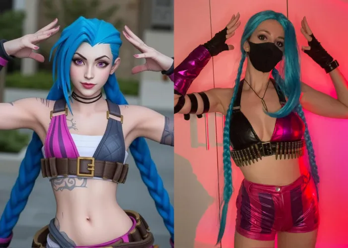 Thumbnail Jinx Arcane and More: Creative Cosplay with Boun1942a1