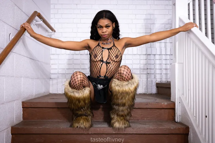 Thumbnail Steamy Encounters in Stairwells: HotBlackChicks Experiences with Tasteofhvney