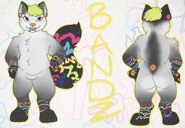 Thumbnail meowntallyill Showcases 'Adoptable Character Design' in the Furry Category