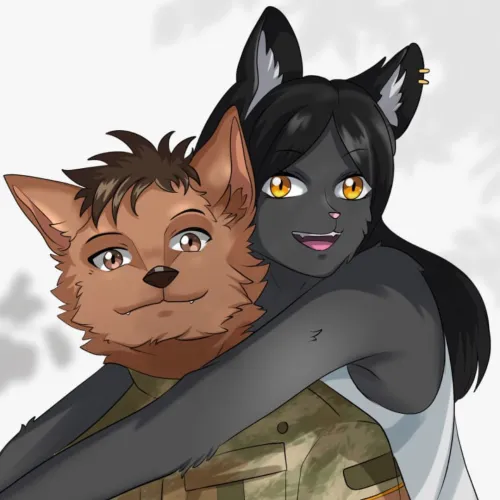 Thumbnail Discover Adorable Furry Couple Art by hikaruharuka