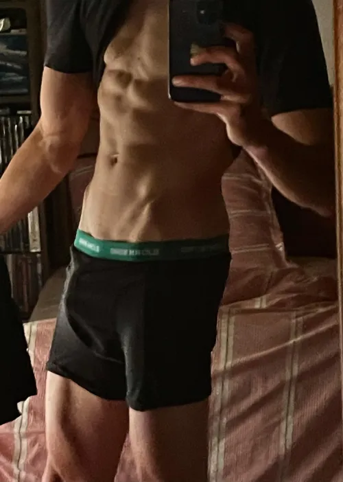 Thumbnail Morning Bulge: Straight and Confident at 18 | Ok-Engineering-9878