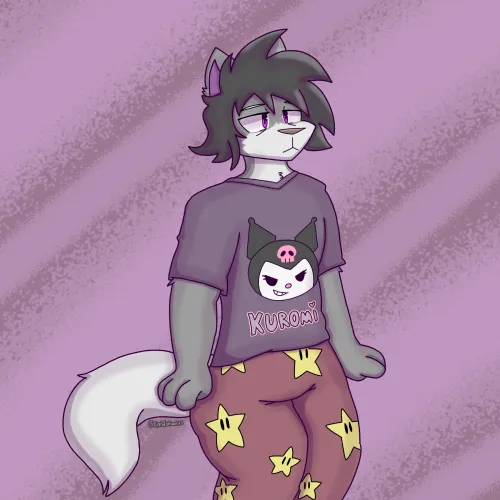 Thumbnail Cozy Moments: Capturing Grim's Pajama Adventures by PokeyHusky64