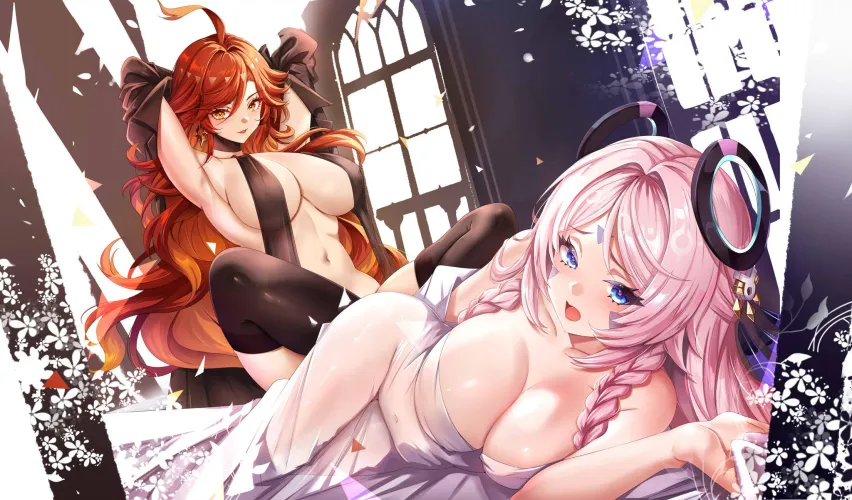 Thumbnail Embracing Sensuality: Mavuika & Citlali from Genshin Impact by destinyherowolf