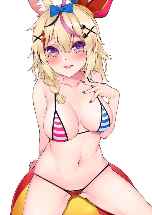 Thumbnail Polka's Micro Bikini: Provocative Ecchi Delights