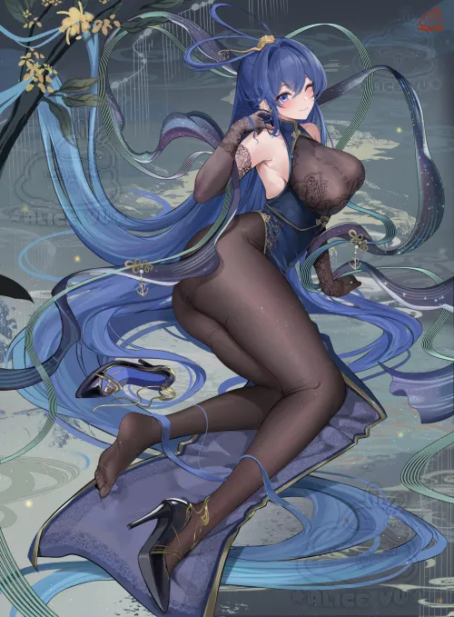 Thumbnail New Jersey Fashion featuring Qipao AliceVu134 Azur Lane | pantsu