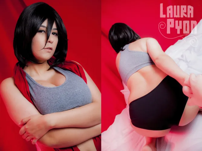 Thumbnail LauraPyon's Cosplaybutts: Mikasa's Ready for Action Against Attack on Titan