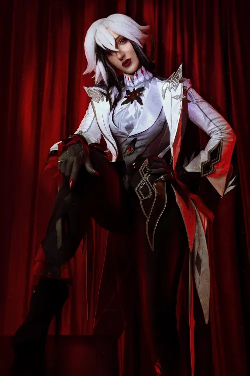 Thumbnail Arlecchino Genshin Impact Cosplay by sedokovair_cosplay | Incredible Costume Recreation