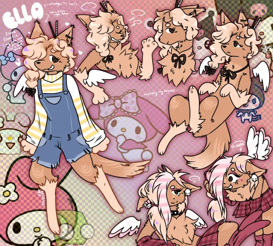 Thumbnail Exploring Scenecore Attire with My Fursona - By Thunderclappe