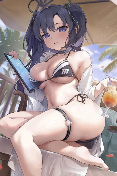 Thumbnail Swimsuit Yuuka from Blue Archive by marxsander2016
