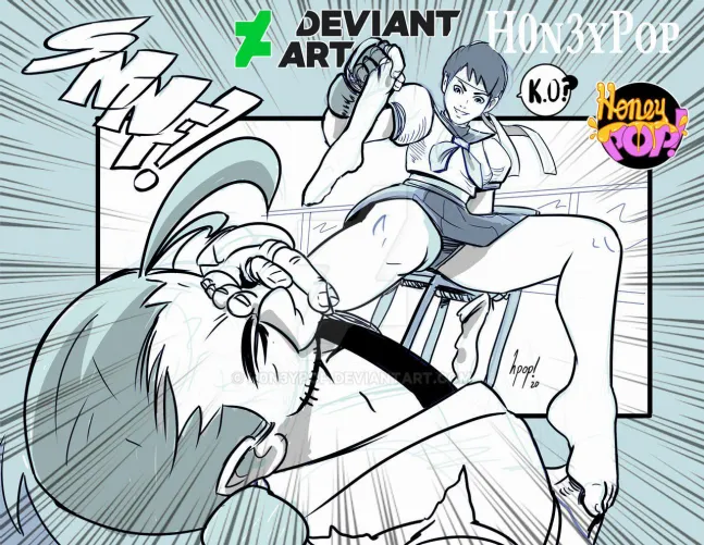 Thumbnail HoneyPop and Sakura's Smelly Feet with Embarrassed-Price676 | rule34feet