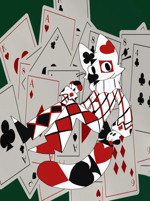 Thumbnail Jester Art by Pix_97 in the Furry Category