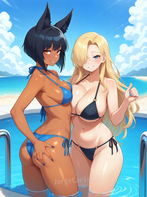 Thumbnail Pool Use Permission: Dangerous-Result952's Swimsuit Scene