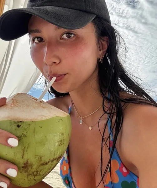 Thumbnail Brunette Beauty: Coconut Vibes on the Beach by angelinooor