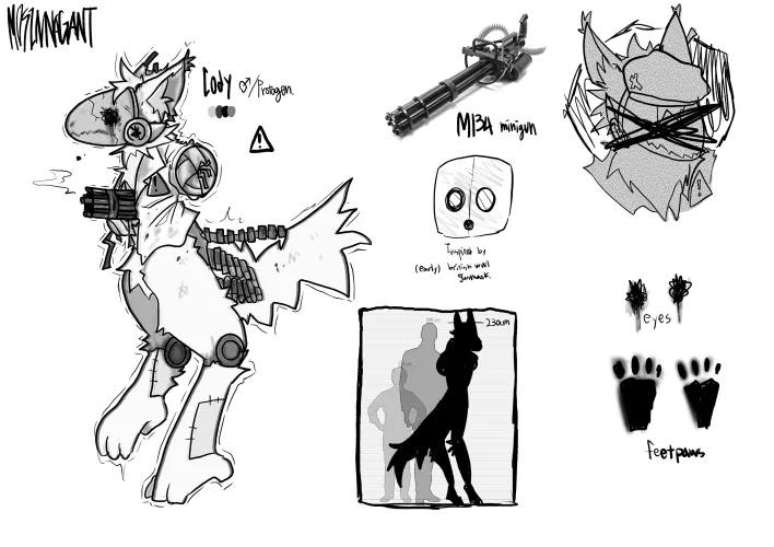 Thumbnail Explore Furry Content 'Cody the Gun Proot' by M0sinN4gant