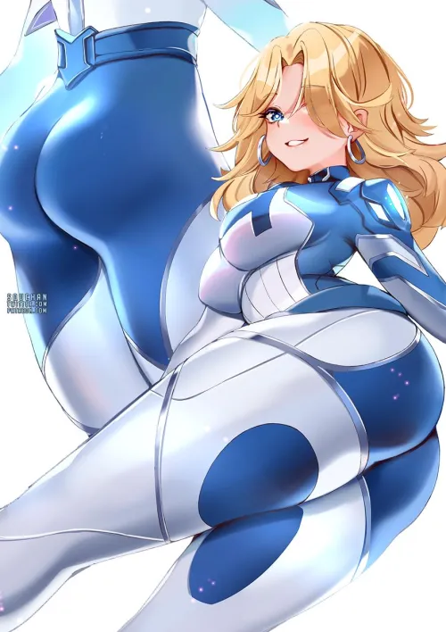 Thumbnail Susan Storm Cosplay by CheetahSperm18 in animebodysuits Category