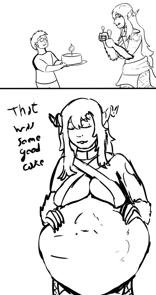 Thumbnail Ophelia's Birthday Celebration Captured by Image Bright1117 on Discord in the Vore Category