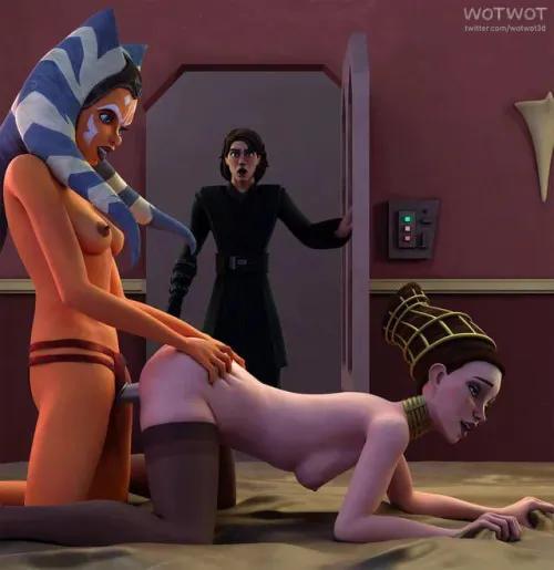 Thumbnail Witness Scandalous Encounters in 'Ahsoka and Padme Caught in the Act' by Treasuree_Tinys_