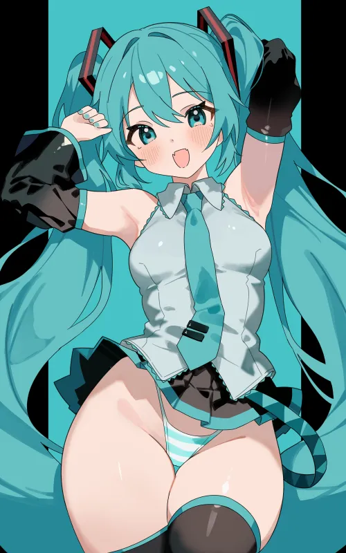 Thumbnail Explore the World under Miku's Skirt | LafterMastr Uncovers Thighdeology Delights