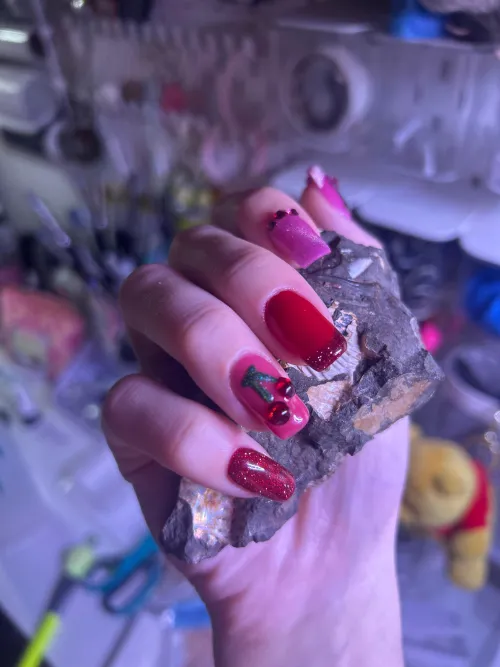 Thumbnail Valentine's Nail Art by Tryingtoview | NailFetish Fun Unleashed