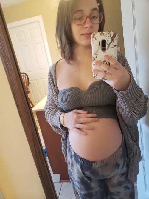 Thumbnail YourPregnantPrincess Asks: Cum on Bump or Inside?
