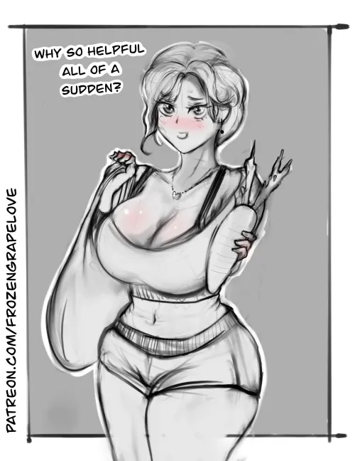 Thumbnail Get to Know Extra Thick Mom with Groceries by FrozenGrapeLove | thick_hentai
