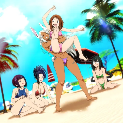 Thumbnail Beachside Adventures with alex_ad1: A Day at the Beach in BokuNoEroAcademia